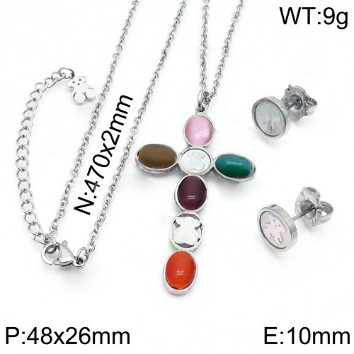 Stainless Steel Tou*s Jewelry Set TZ-124S