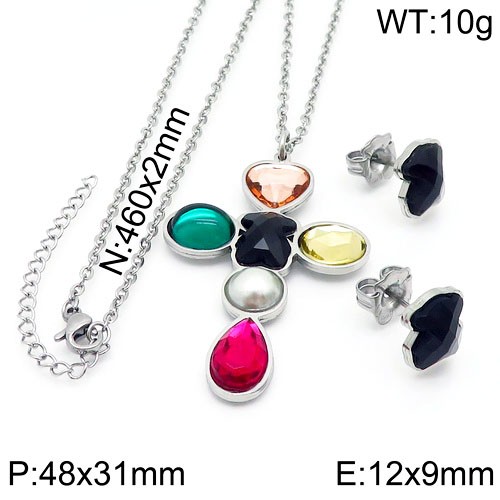 Stainless Steel Tou*s Jewelry Set TZ-135S