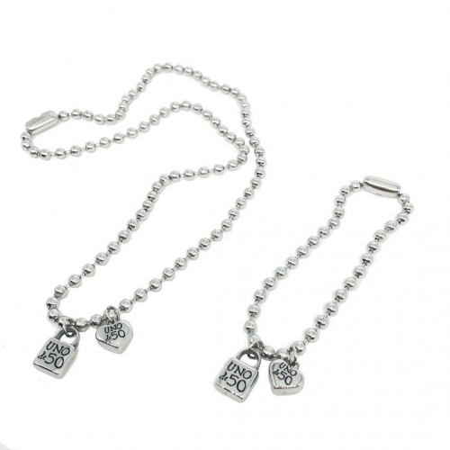 Stainless Steel Uno de 50 Jewelry Set CAT210419-UNS0009