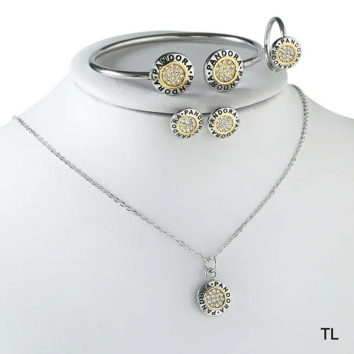 Stainless Steel Pandor*a Jewelry Set 2104192-SG