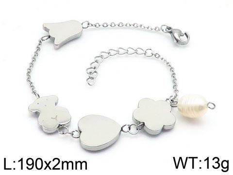 Stainless Steel Tou*s Bracelet SL-012G