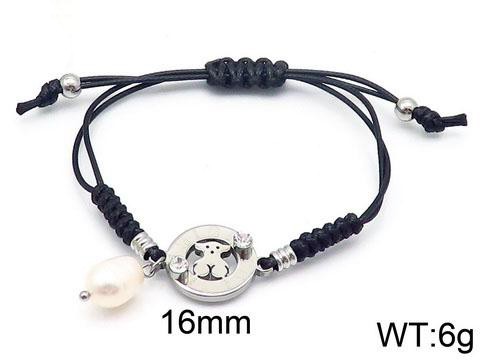 Stainless Steel Rope Tou*s Bracelet SS-010G