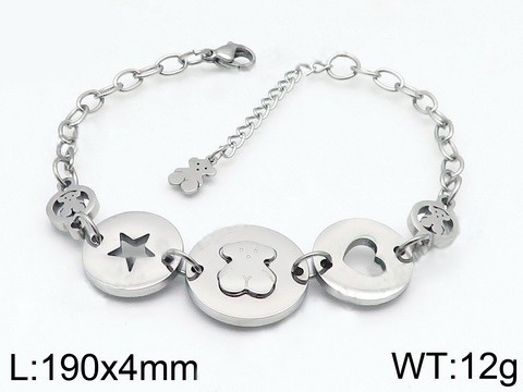 Stainless Steel Tou*s Bracelet SL-041S