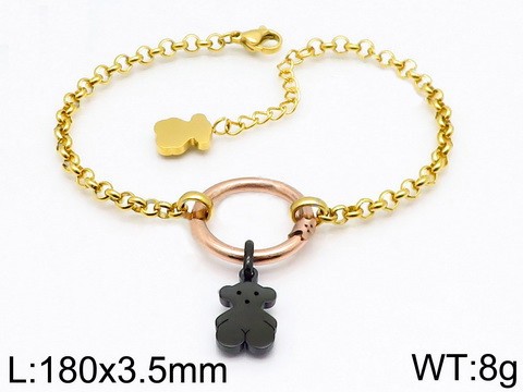 Stainless Steel Tou*s Bracelet SL-033GRH