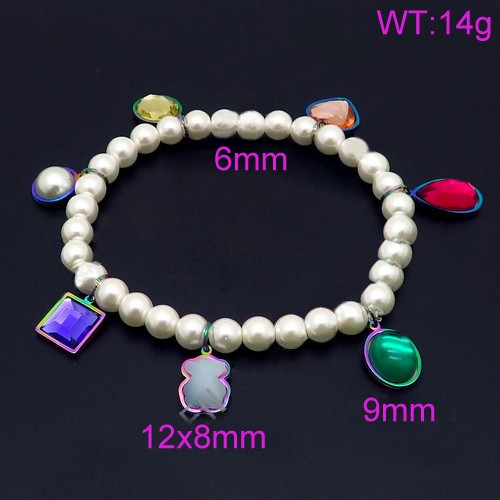 Stainless Steel Rope Tou*s Bracelet SS-079C