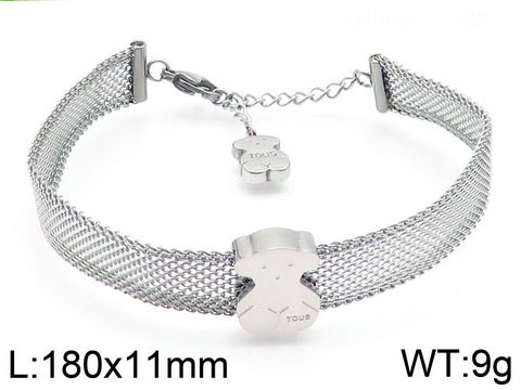 Stainless Steel Tou*s Bracelet SL-008G