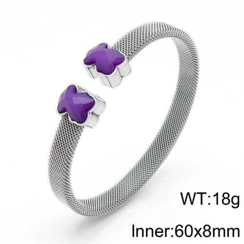 Stainless Steel Tou*s Bangle SL-087S