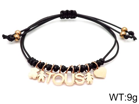Stainless Steel Rope Tou*s Bracelet SS-070R