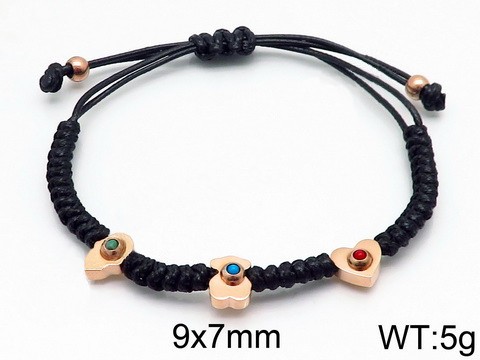 Stainless Steel Rope Tou*s Bracelet SS-073R