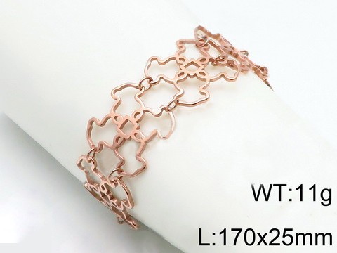 Stainless Steel Tou*s Bracelet SL-037R