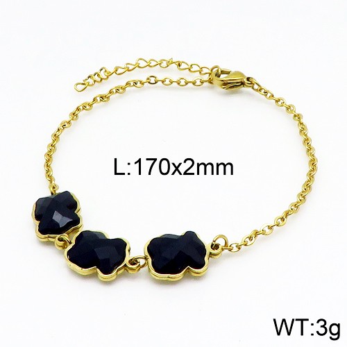 Stainless Steel Tou*s Bracelet SL-063G