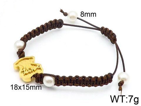 Stainless Steel Rope Tou*s Bracelet SS-012J