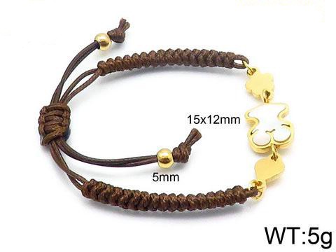 Stainless Steel Rope Tou*s Bracelet SS-008J