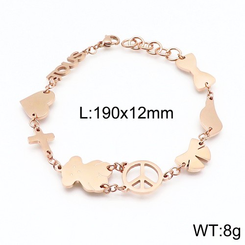 Stainless Steel Tou*s Bracelet SL-068R