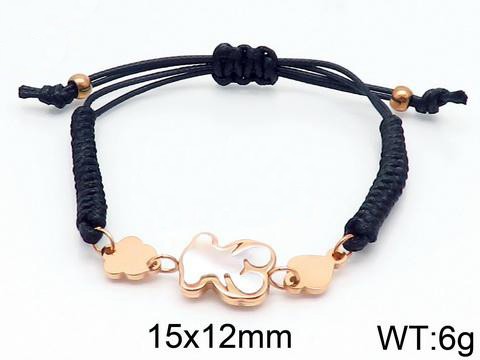 Stainless Steel Rope Tou*s Bracelet SS-008M