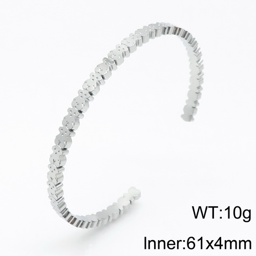 Stainless Steel Tou*s Bangle SL-084S