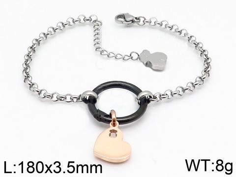 Stainless Steel Tou*s Bracelet SL-035SHR