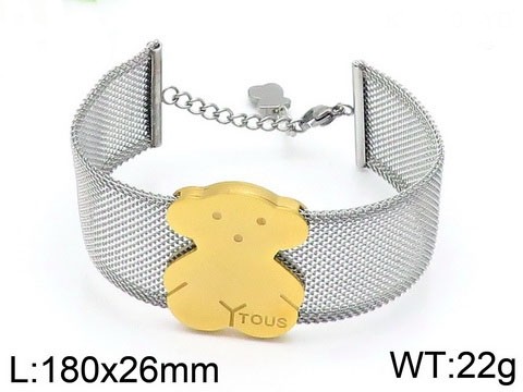 Stainless Steel Tou*s Bracelet SL-007GJ