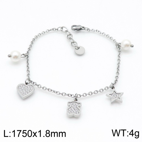 Stainless Steel Tou*s Bracelet SL-089S