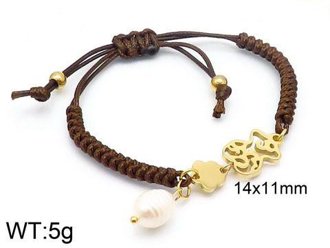 Stainless Steel Rope Tou*s Bracelet SS-033J