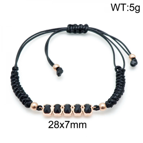 Stainless Steel Tou*s Rope Bracelet SS-087R