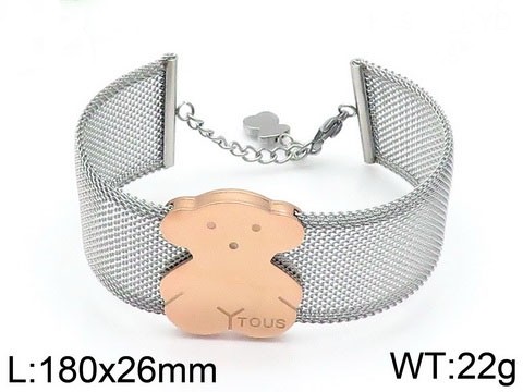 Stainless Steel Tou*s Bracelet SL-007GM