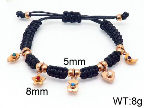 Stainless Steel Rope Tou*s Bracelet SS-049M