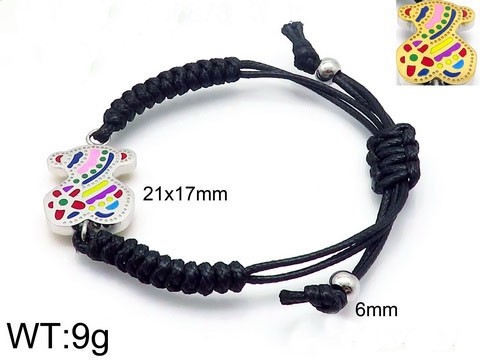 Stainless Steel Rope Tou*s Bracelet SS-004G