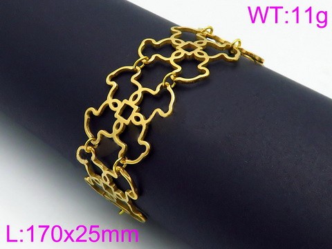 Stainless Steel Tou*s Bracelet SL-037G