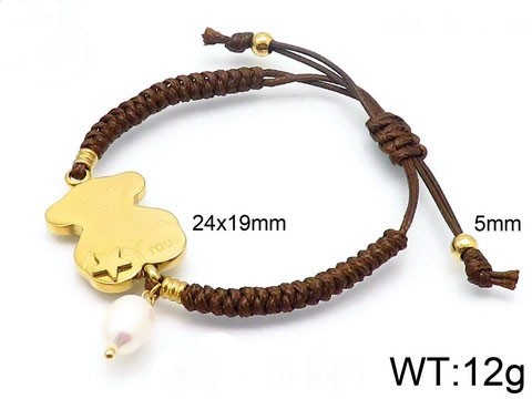 Stainless Steel Rope Tou*s Bracelet SS-003J