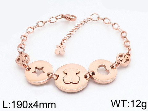 Stainless Steel Tou*s Bracelet SL-041R