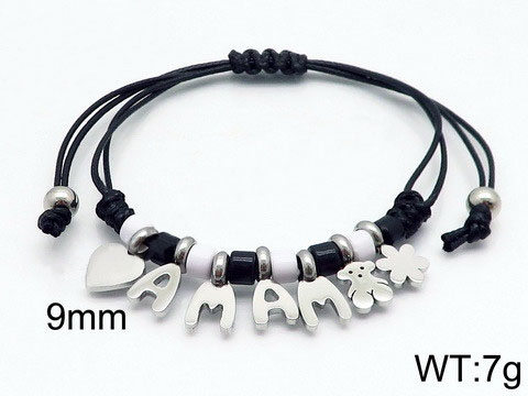 Stainless Steel Tou*s Rope Bracelet SS-074S