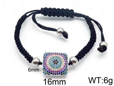 Stainless Steel Rope Bracelet SS-025G