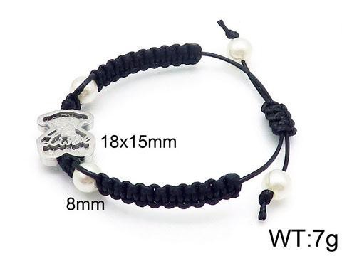 Stainless Steel Rope Tou*s Bracelet SS-012G