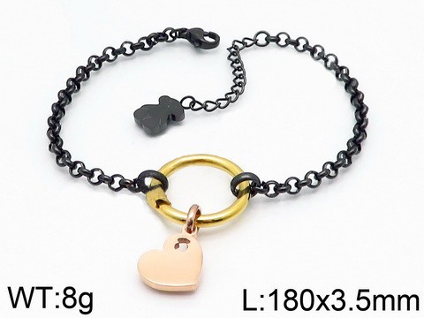 Stainless Steel Tou*s Bracelet SL-035HGR