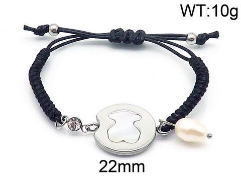 Stainless Steel Rope Tou*s Bracelet SS-009G