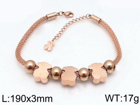 Stainless Steel Tou*s Bracelet SL-038R