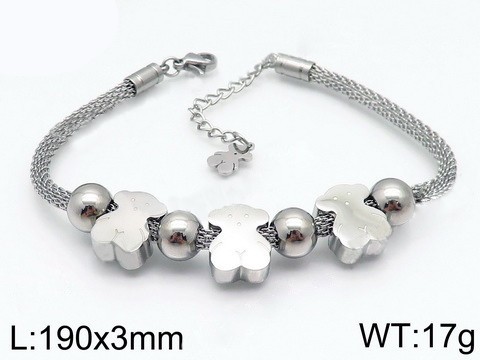 Stainless Steel Tou*s Bracelet SL-038S