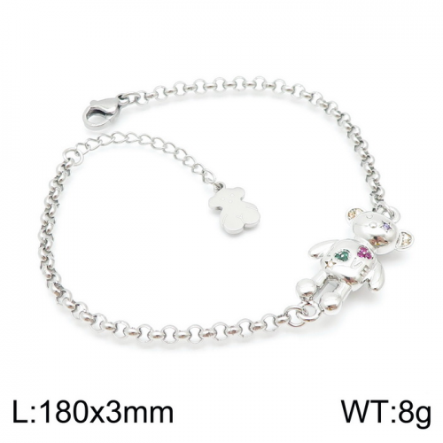 Stainless Steel Tou*s Bracelet SL-108S