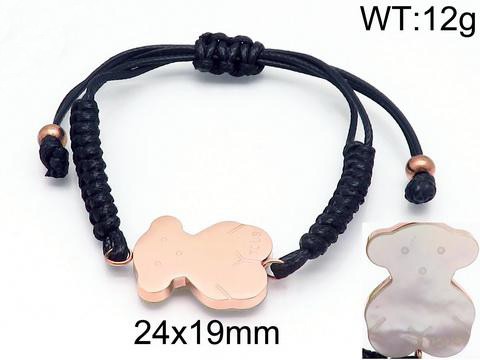 Stainless Steel Rope Tou*s Bracelet SS-011M