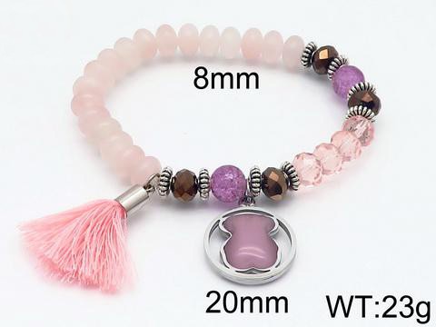 Stainless Steel Rope Tou*s Bracelet SS-064G