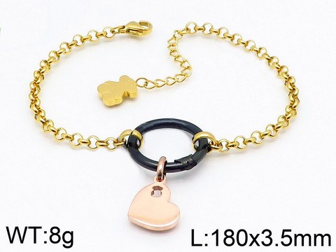 Stainless Steel Tou*s Bracelet SL-035GHS