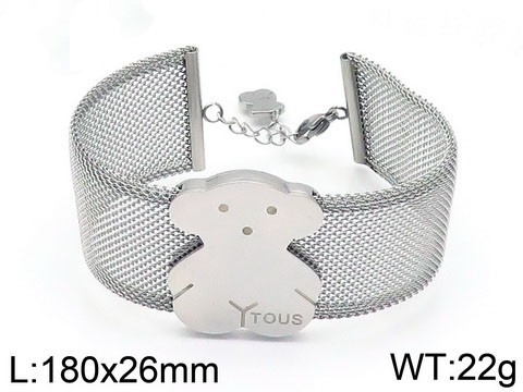 Stainless Steel Tou*s Bracelet SL-007G