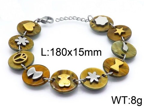 Stainless Steel Tou*s Bracelet SL-001GJ