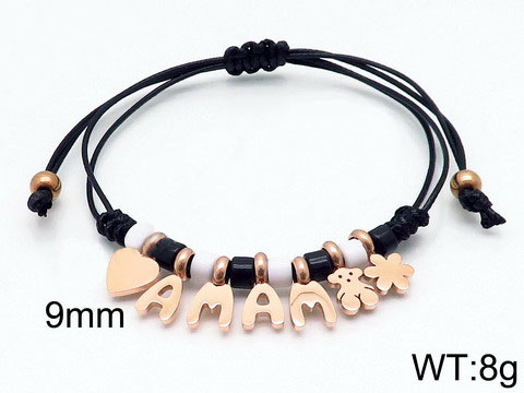 Stainless Steel Tou*s Rope Bracelet SS-074R