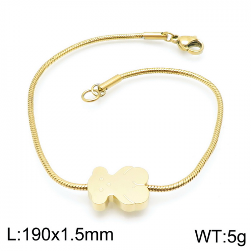 Stainless Steel Tou*s Bracelet SL-107G