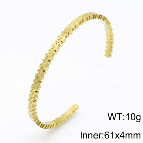 Stainless Steel Tou*s Bangle SL-084G