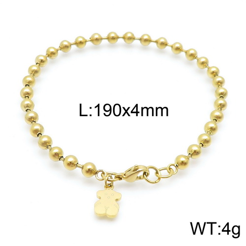 Stainless Steel Tou*s Bracelet SL-094G