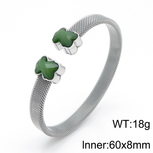 Stainless Steel Tou*s Bangle SL-088S