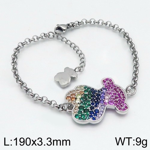 Stainless Steel Tou*s Bracelet SL-044S